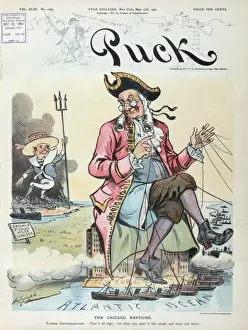 Puck Magazine Prints Online Prints: The Chicago Neptune
