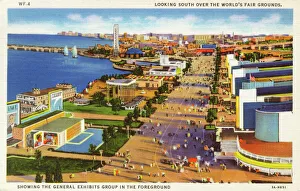 Chicago World Fair - The Site looking South Chicago World Fair - The Site looking South
