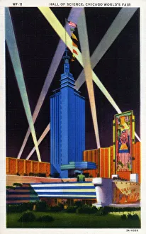 Chicago Worlds Fair 1933 - Hall of Science Chicago Worlds Fair 1933 - Hall of Science