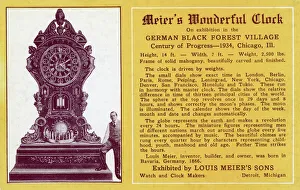 Chicago Worlds Fair - Meiers Wonderful Clock Chicago Worlds Fair - Meiers Wonderful Clock
