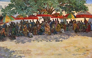 Chiefs at Accra, Ghana, Gold Coast, West Africa Chiefs at Accra, Ghana, Gold Coast, West Africa