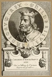 Medieval European Kings Prints: Childeric II