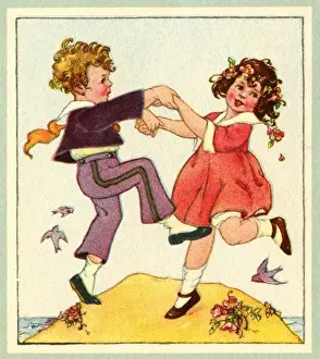 Seaside Children's Print