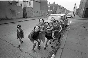 Children in Falls Road area, Belfast, Northern Ireland Children in Falls Road area, Belfast, Northern Ireland