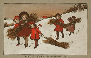 Children gathering firewood by Ethel Parkinson Children gathering firewood by Ethel Parkinson
