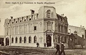 Chile - Bank and Spanish Consulate - Punta Arenas Chile - Bank and Spanish Consulate - Punta Arenas