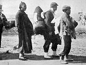 Chinese Coolies leaving South Africa, 1907 Chinese Coolies leaving South Africa, 1907
