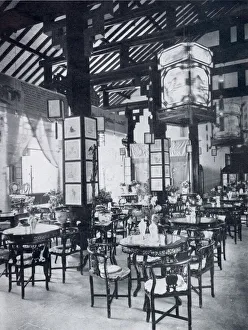 The Chinese restaurant in the Hong Kong section of the British Empire exhibition at The Chinese restaurant in the Hong Kong section of the British Empire exhibition at