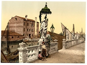 Chioggia--statue of the Madonna, Venice, Italy Chioggia--statue of the Madonna, Venice, Italy