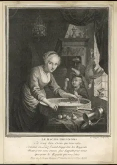 Onion Chopping Print