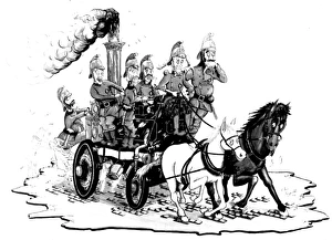Chris Reynolds Victorian fire engine cartoon Chris Reynolds Victorian fire engine cartoon