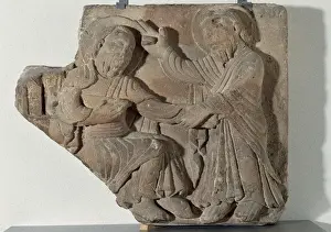 Romanesque Christ Blessing Print, 1160-1180