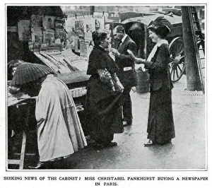 Christabel Pankhurst self-exiled in Paris 1912 Christabel Pankhurst self-exiled in Paris 1912
