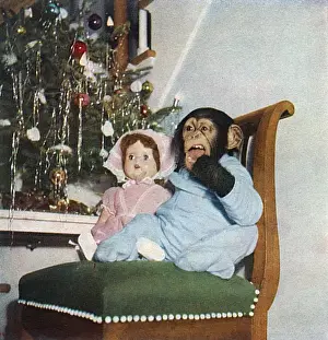 Christmas Morning Scene Prints: Christine