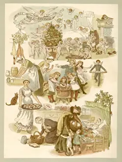 Vintage Christmas Print