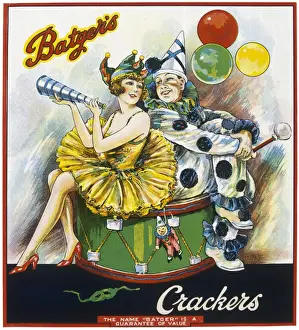 Batger's Christmas Cracker Box Label Print