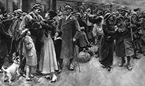 Christmas Leave by A. C. Michael, WW1 Christmas Leave by A. C. Michael, WW1