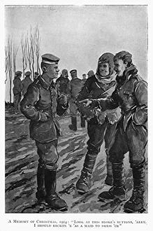Christmas Truce by Bruce Bairnsfather Christmas Truce by Bruce Bairnsfather