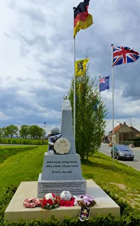 Christmas Truce Memorial, Peace Village, Messines Christmas Truce Memorial, Peace Village, Messines