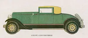 Vintage Motoring History Prints: Chrysler Convertible