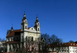 Prints of Lithuania. Vilnius. Church of Saint Raphael the Archangel. 18th century. Overview Vilnius Prints: 18th Century Lithuanian Church Print: Saint Raphael the Archangel