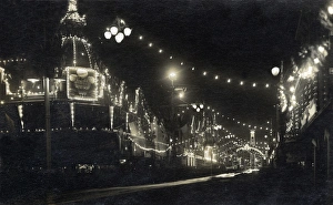Church Street at night, Pretoria, Transvaal, South Africa Church Street at night, Pretoria, Transvaal, South Africa