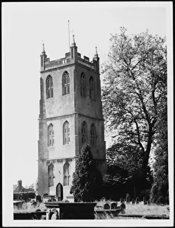 Church Tower Print, St Marys Berkeley
