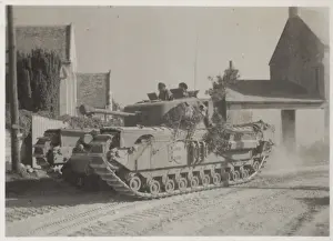 World War Two Tanks Prints: A Churchill tank
