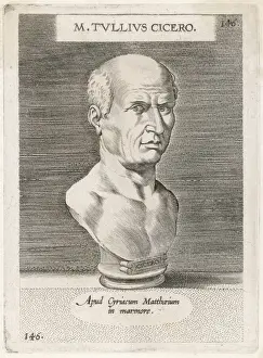 Cicero (From a Bust) Roman Statesman Print
