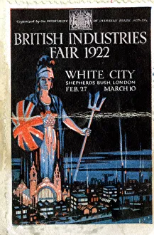 Cinderella stamp, British Industries Fair, White City, 1922 Cinderella stamp, British Industries Fair, White City, 1922