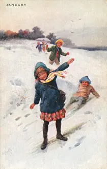 The Circling Year January Print, 1904