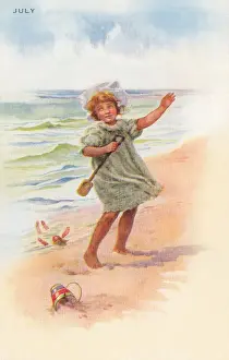 The Circling Year July: A Bucolic Print from 1904