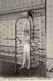 Circular Shower at The Thermal Baths, Aix-les-bains, France Circular Shower at The Thermal Baths, Aix-les-bains, France