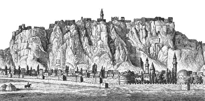 Mid 19th Century Print of Van Citadel & Town