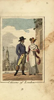Citizens on London near Westminster Bridge, 1818 Citizens on London near Westminster Bridge, 1818