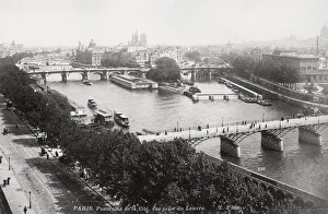 City of Paris up the River Seine, taken from the Louvre City of Paris up the River Seine, taken from the Louvre
