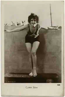 Vintage Swimwear Fashion Prints: Clara Bow