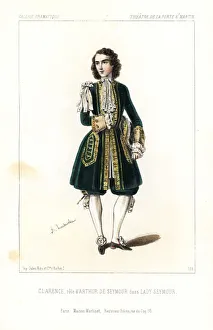 Clarence as Arthur Seymour in Lady Seymour, 1845 Clarence as Arthur Seymour in Lady Seymour, 1845