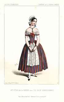 Clarisse Sainte-Foy as Denise in Les Deux Gentilhommes, 1844 Clarisse Sainte-Foy as Denise in Les Deux Gentilhommes, 1844