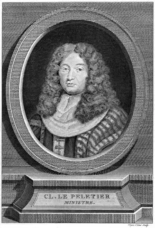 Claude Le Pelletier Print, 17th-century engraving