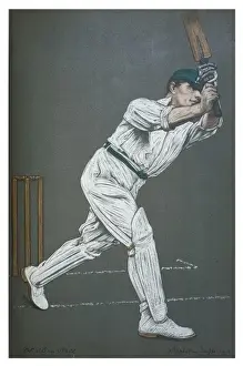 Australian Cricket History Prints: Clement Hill - Cricketer