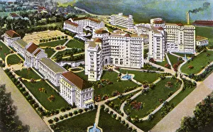 Cleveland, Ohio, USA - Birds Eye View of City Hospital Cleveland, Ohio, USA - Birds Eye View of City Hospital