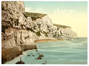 Old England Picturesque Scenes Prints: The Cliffs, Dover, England