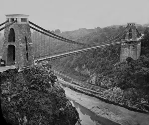 Clifton Suspension Bridge Print, Bristol circa 1905