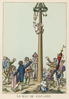 Fair Climbing the Pole Print