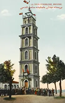 Yesil Bursa Green City Prints: Clock Tower - Bursa, Turkey