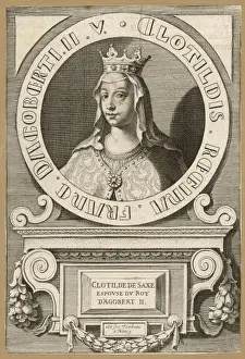 Historical Female Figures Prints: Clotilde De Saxe