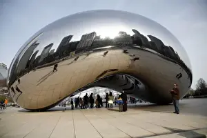 Cloud Gate Sculpture Prints: Cloud Gate Sculpture, Chicago