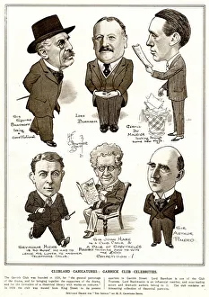 Clubland caricatures: Garrick Club celebrities Clubland caricatures: Garrick Club celebrities