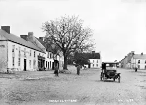 Coagh Street Scene Print, Northern Ireland, Early 1900s